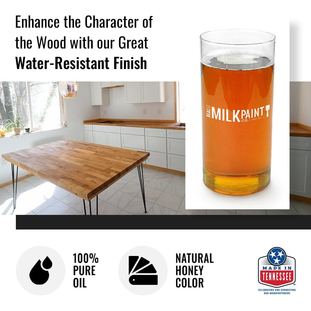 Pure Tung Oil for Wood Finishing,Cutting Boards, Outdoor Furniture,1 Gallon. HOT
