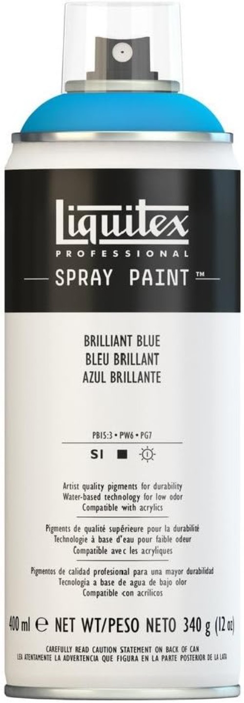 Brilliant Blue Aerosol Paint 12oz – Matte Finish