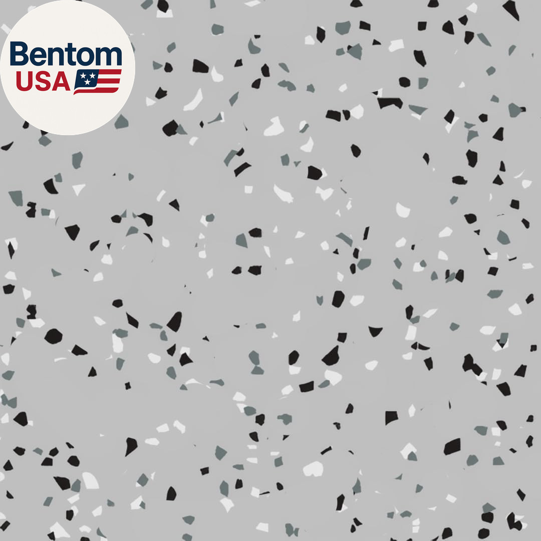 Epoxy Floor Kit – Good Full Kit – Gray Base with Gray Blend Flake – Covers 500 S