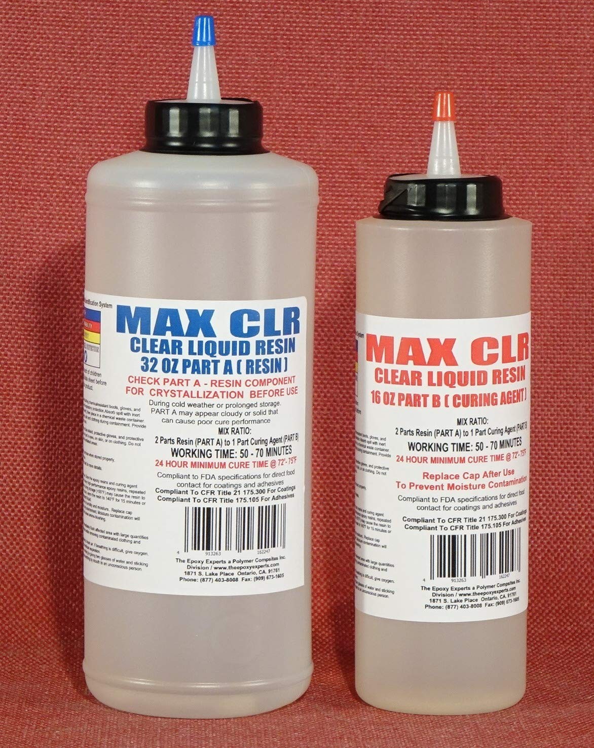 MAX CLR Resin System Food Safe Coating FDA Compliant, High Gloss, Chemical Re…