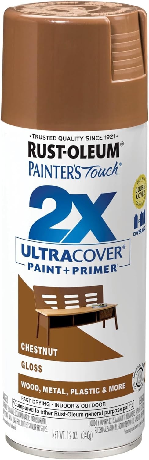Rust-Oleum Painter’s Touch 2X Ultra Cover Spray Paint, 12 oz,Multiple colors