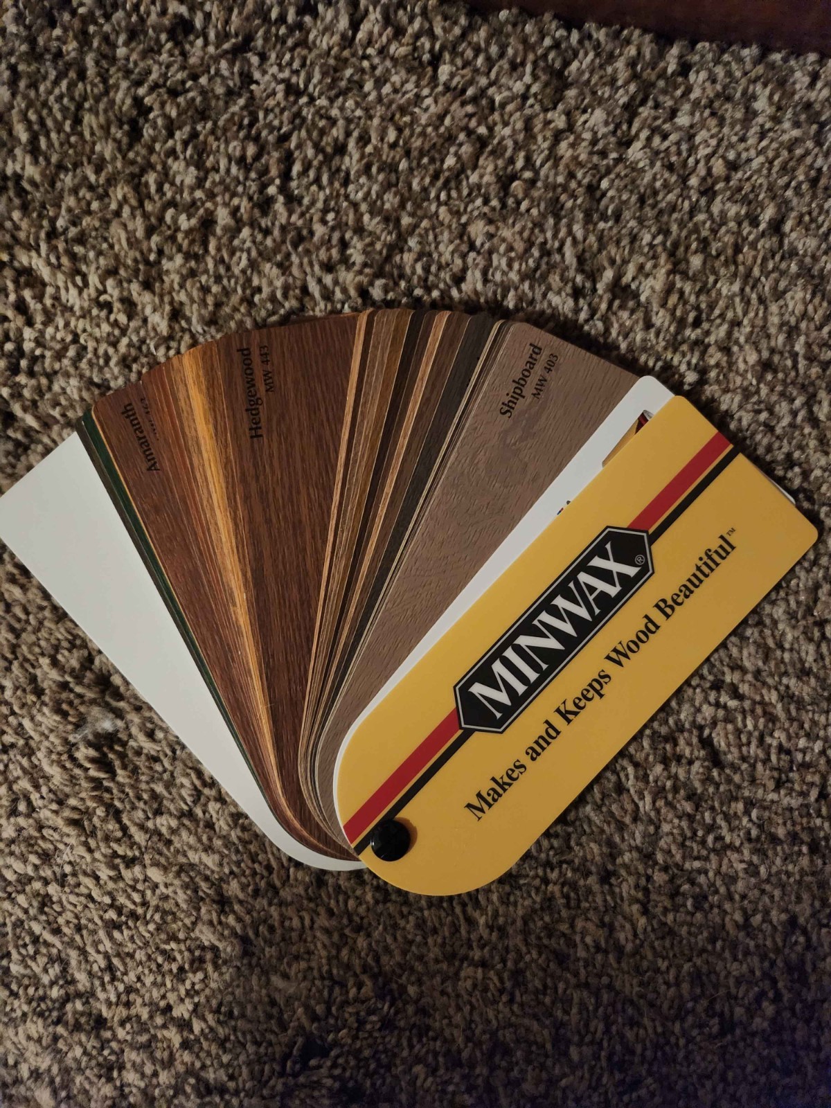 Minwax Interior Stain Chart Fandeck Colors Semi Transparent Stain