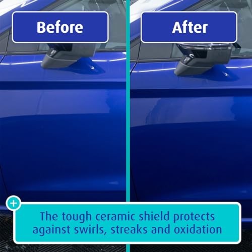 Ceramic Wax 17 fl oz Advanced Hydrophobic Car Wax for Long-Lasting Shine and