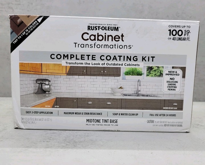 Rust-Oleum 374679 Cabinet Transformations System Coating Midtone Tint Base