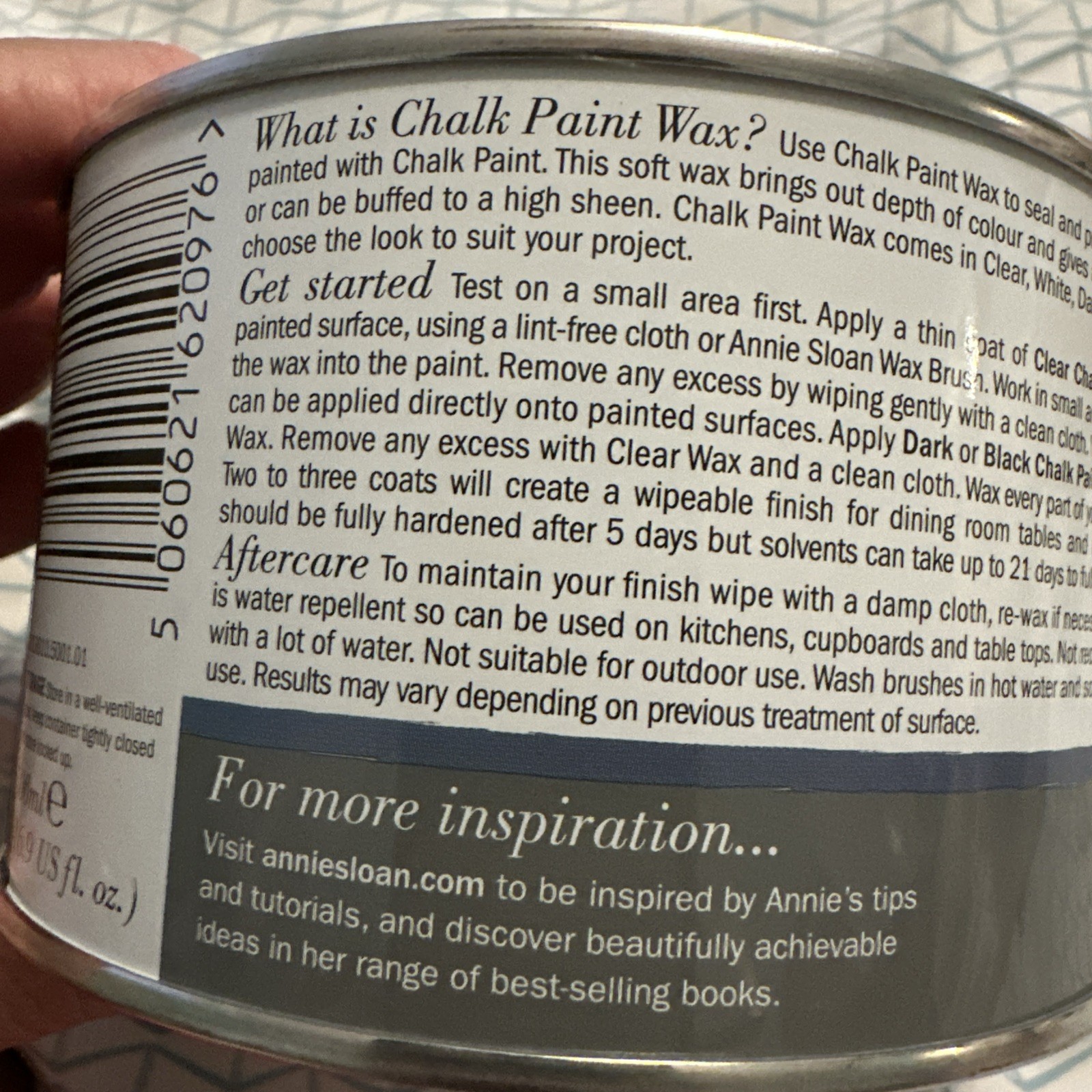 Annie Sloan Chalk Paint Wax 500 ml Clear