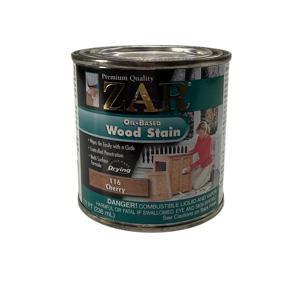 Zar Oil Based Interior Wood Stain 116 CHERRY 1/2 Pint