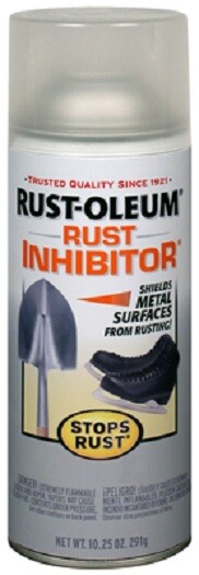 (1) Can Rust-Oleum 224284 10.25 oz Rust Inhibitor Clear Coating Aerosol Spray