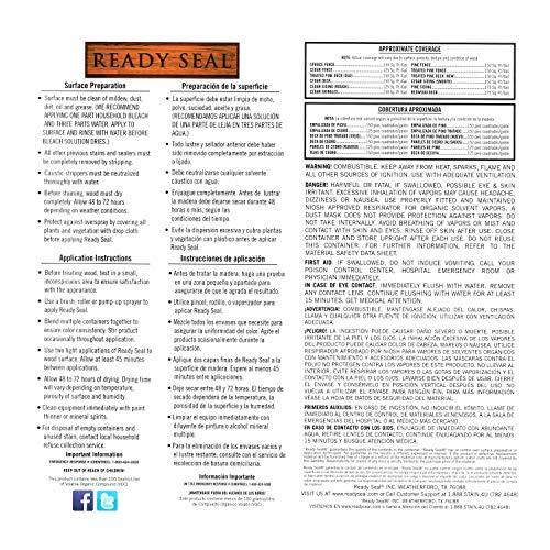 EXTERIOR WOOD STAIN and Sealer Mahogany 1-Gallon Can 130 READY SEAL