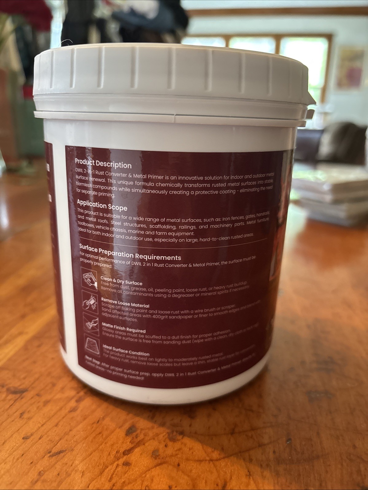 2 In 1 Rust Converter 32oz