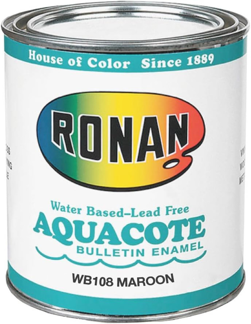 Specialty Paints, Aquacote, 1/2 Pint Can, Maroon (WB108)