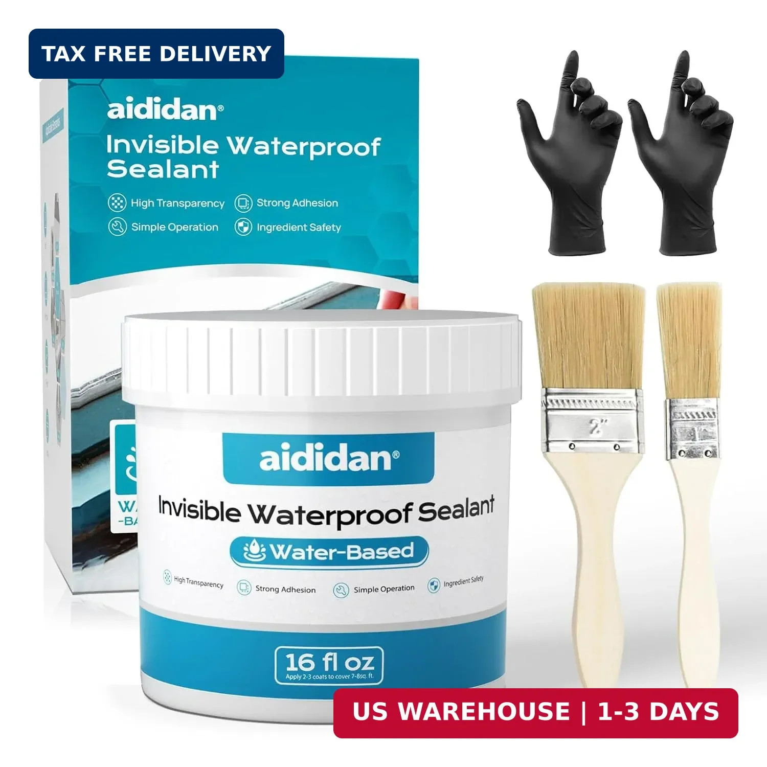 Transparent Waterproof Coating, Indoor & Outdoor Sealant, Invisible Waterproof