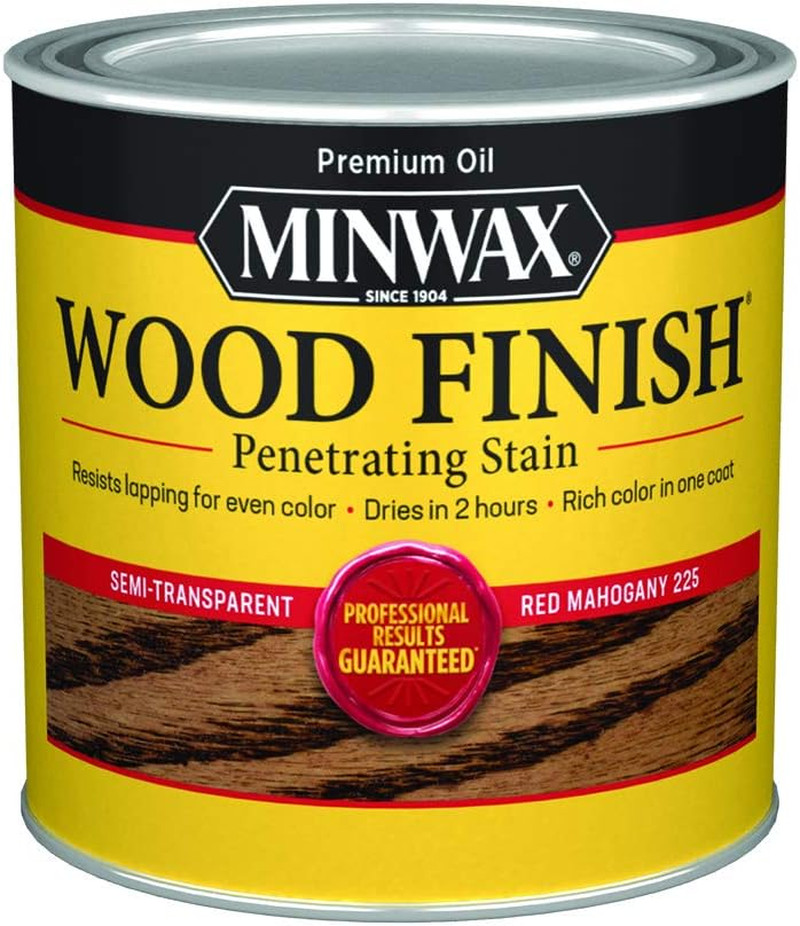 222504444 Wood Finish, Red Mahogany, 1/2 Pint