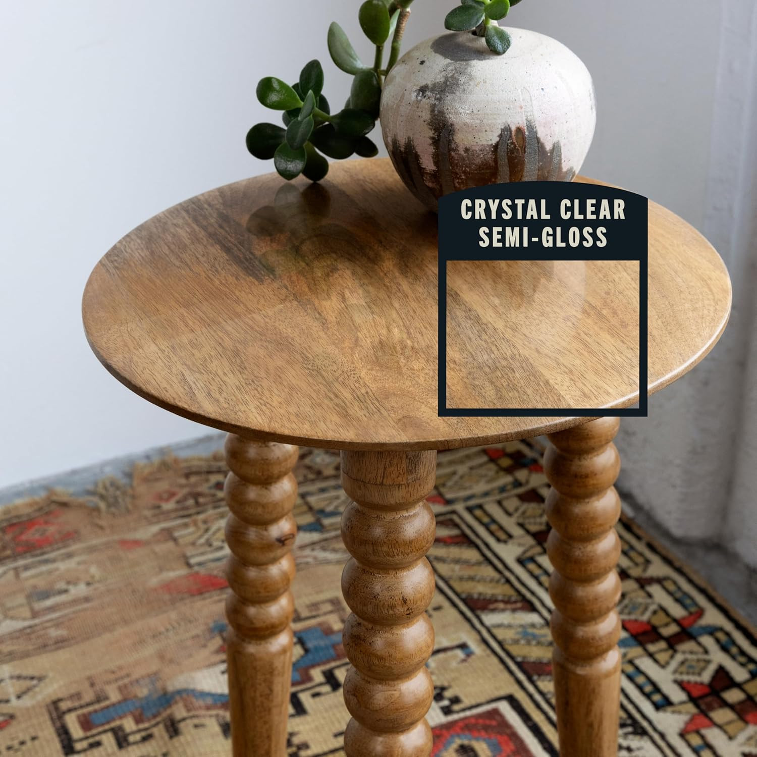Water-Based Crystal-Clear Ultimate Polyurethane Spray | Interior Wood Protection