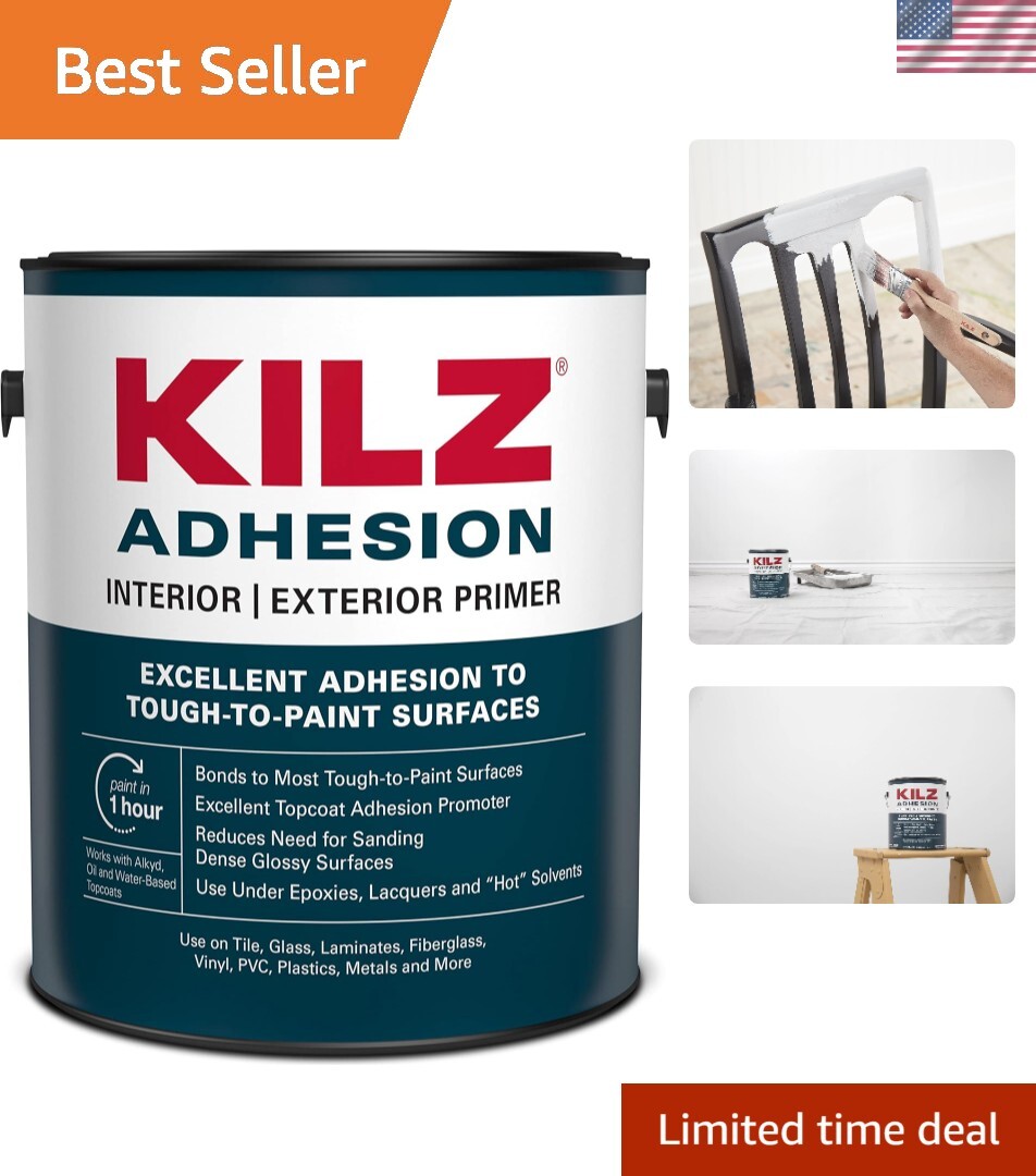 Adhesion Primer, Interior/Exterior, 1 Gallon
