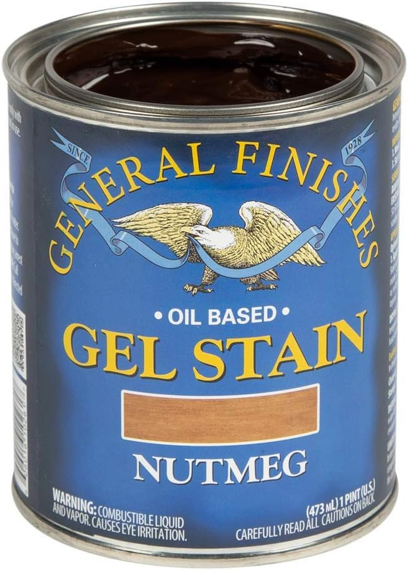 Oil Base Gel Stain, 1 Pint, Nutmeg