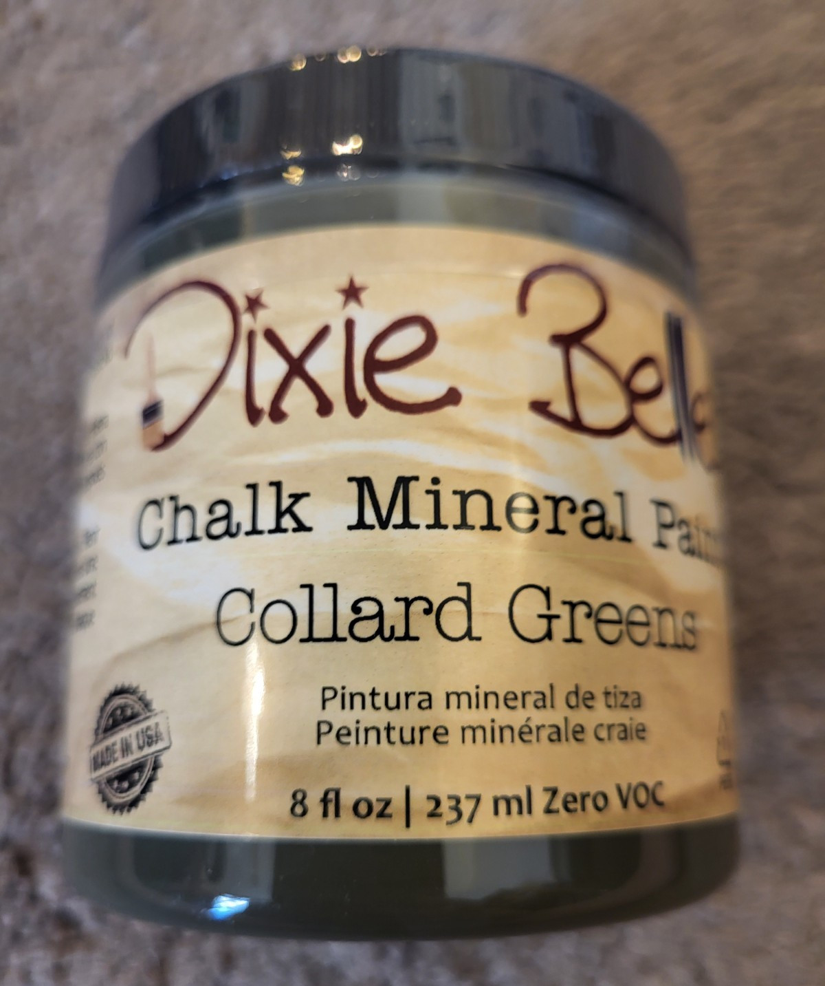 Dixie Belle Chalk Mineral Paint Collard Greens 8 oz NEW