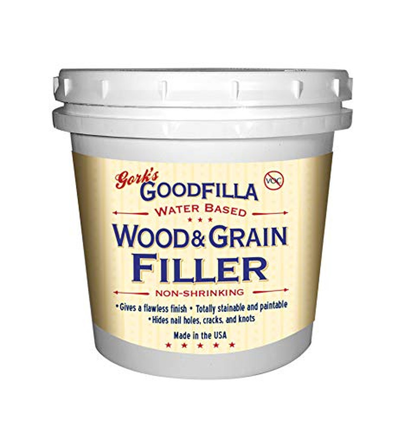 White Oak Water-Based Wood Filler – 1 Gallon, Quick Drying & Paintable