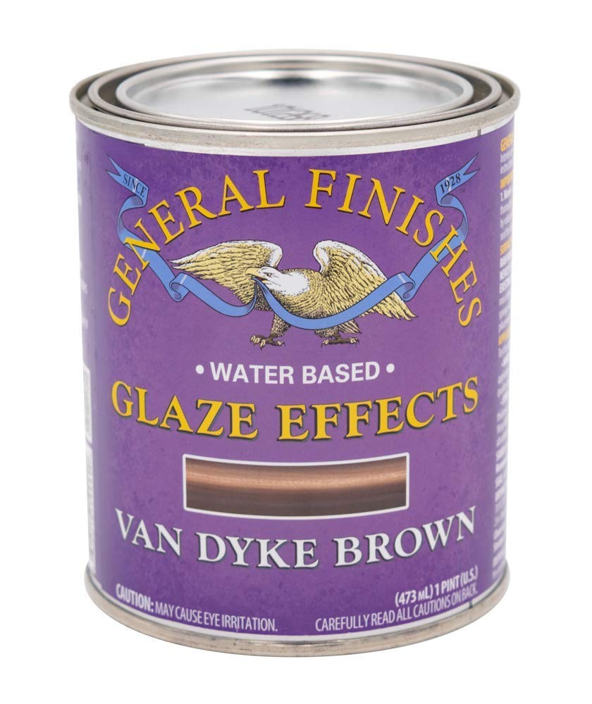 Water Based Glaze Effects, 1 Pint, Van Dyke Brown