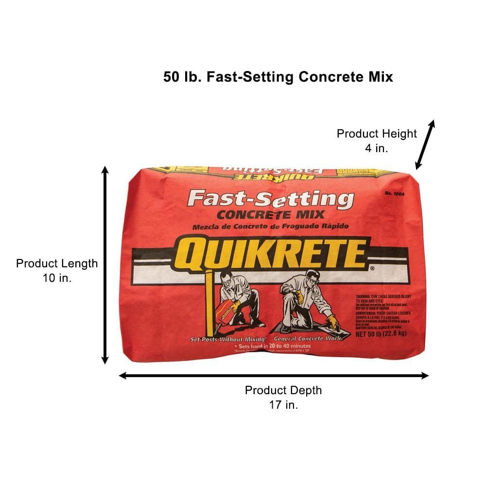 50 lb. Fast-Setting Concrete Mix