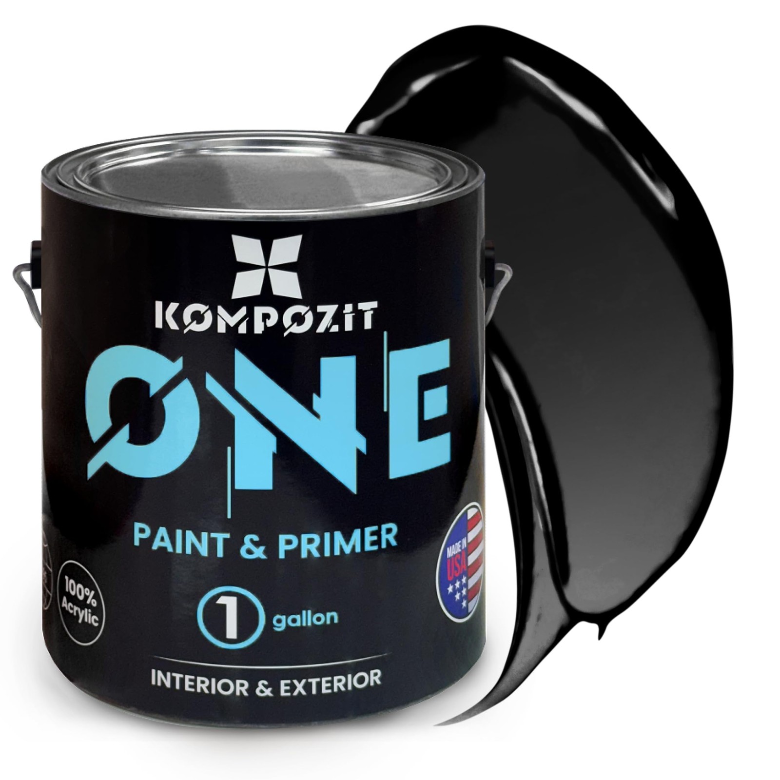 Paint Ultra Cover Interior/Exterior Chalkboard Black 1 Gallon 100% Acrylic