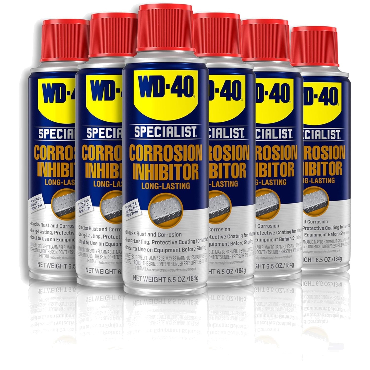 Rust Inhibitor Spray 6-Pack, Long-Lasting Protection