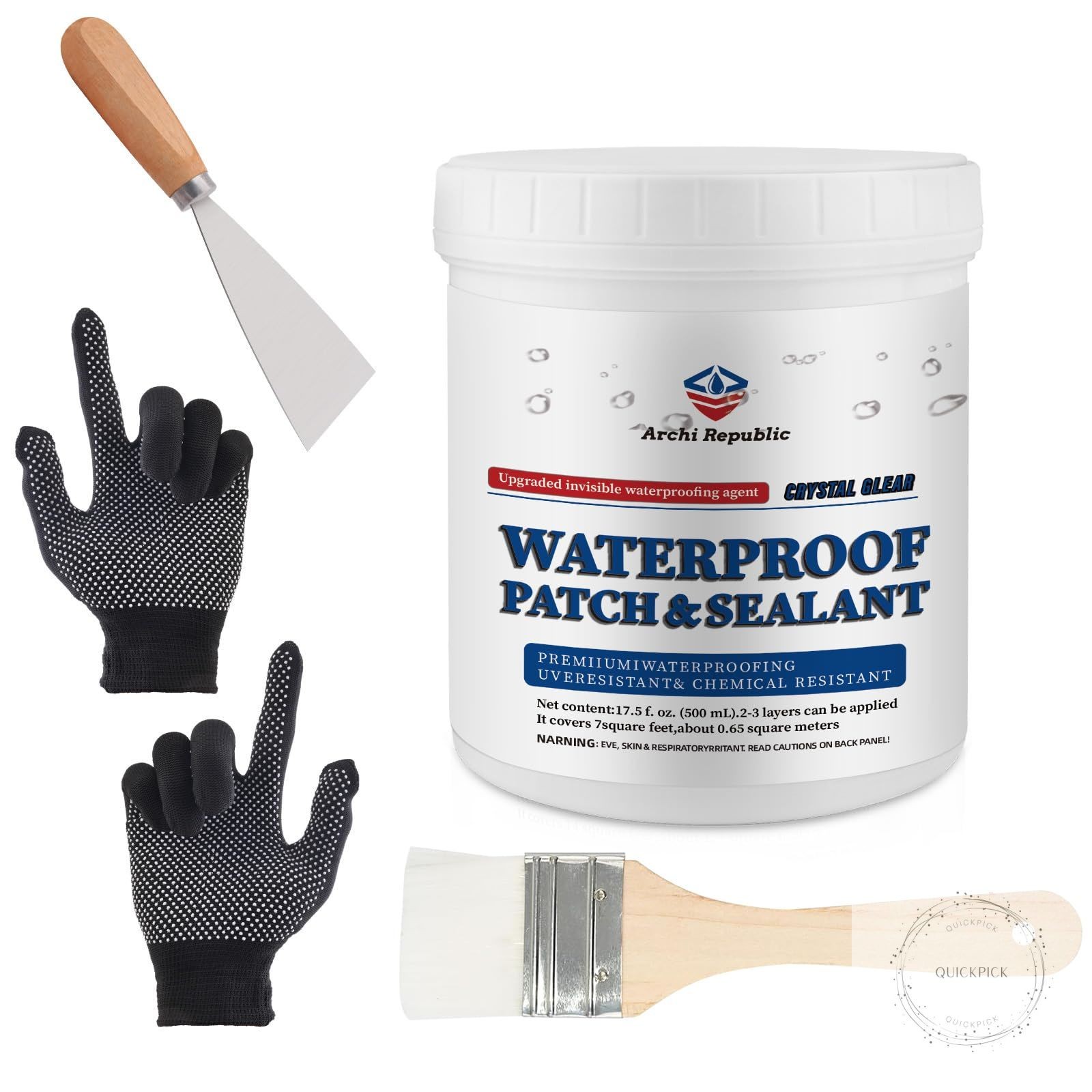 Upgraded Invisible Waterproof Agent Clear as Crystal, Transparent Waterproof Pai