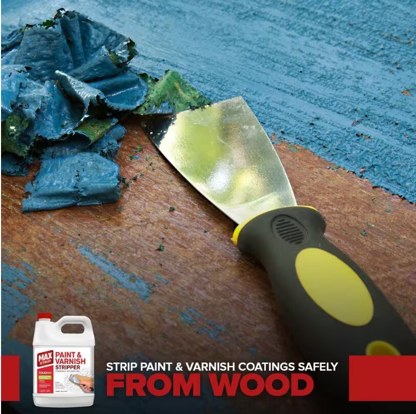 Max Strip Paint & Varnish Stripper Powerful Non-Drip Gel – 32 oz.