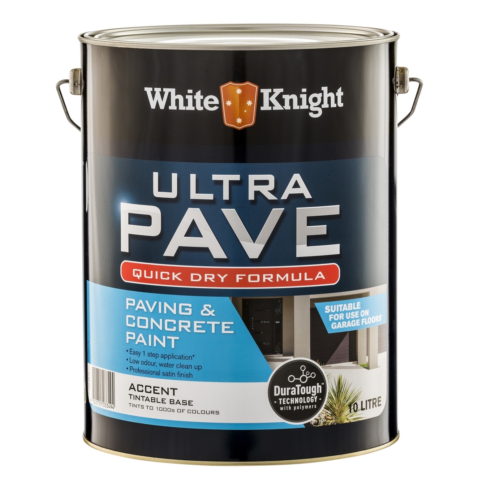 White Knight Ultra Pave 10L Accent Quick Dry Paving and Concrete Paint