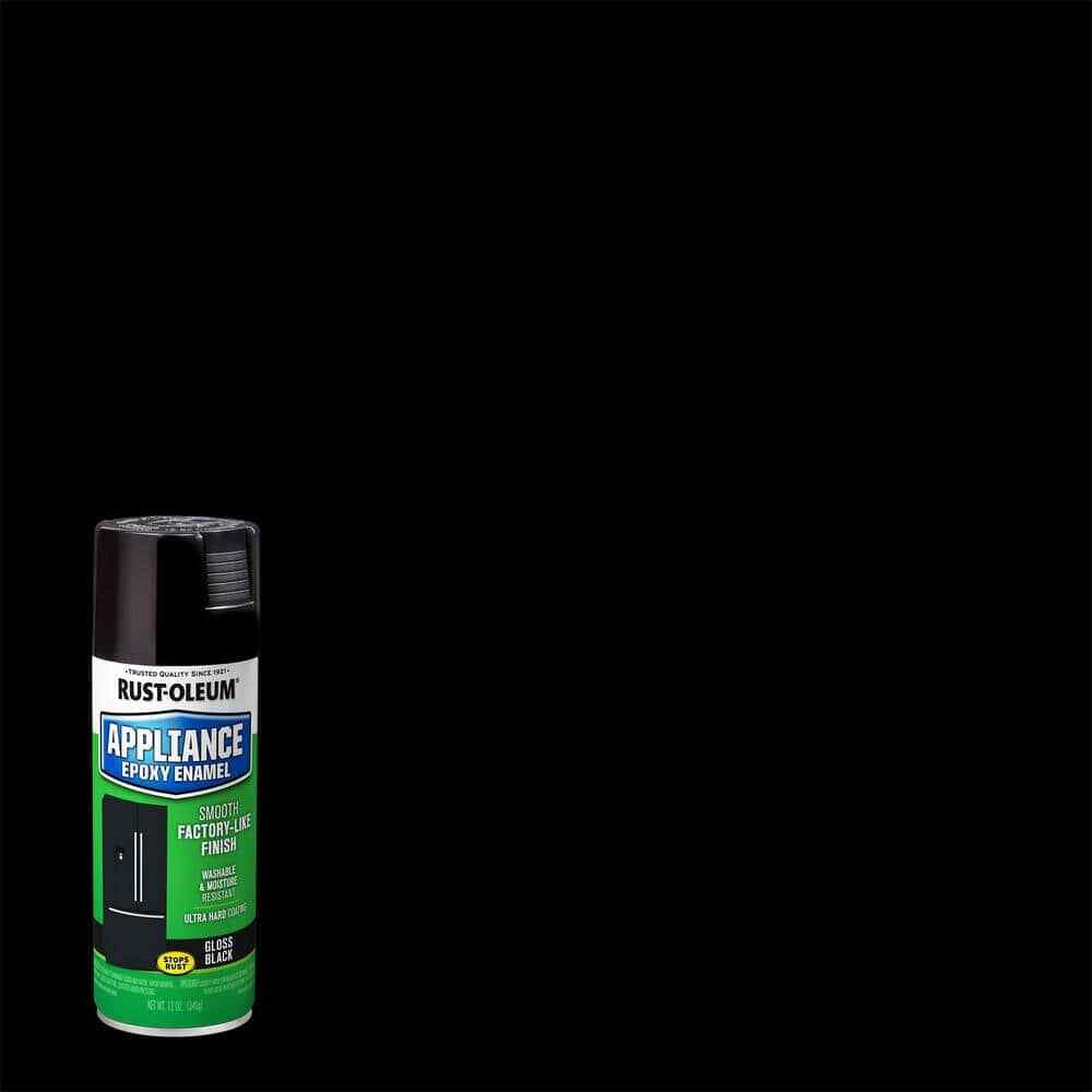 Rust-Oleum Appliance Paint Epoxy in Black Gloss (6 pack) 12 Oz