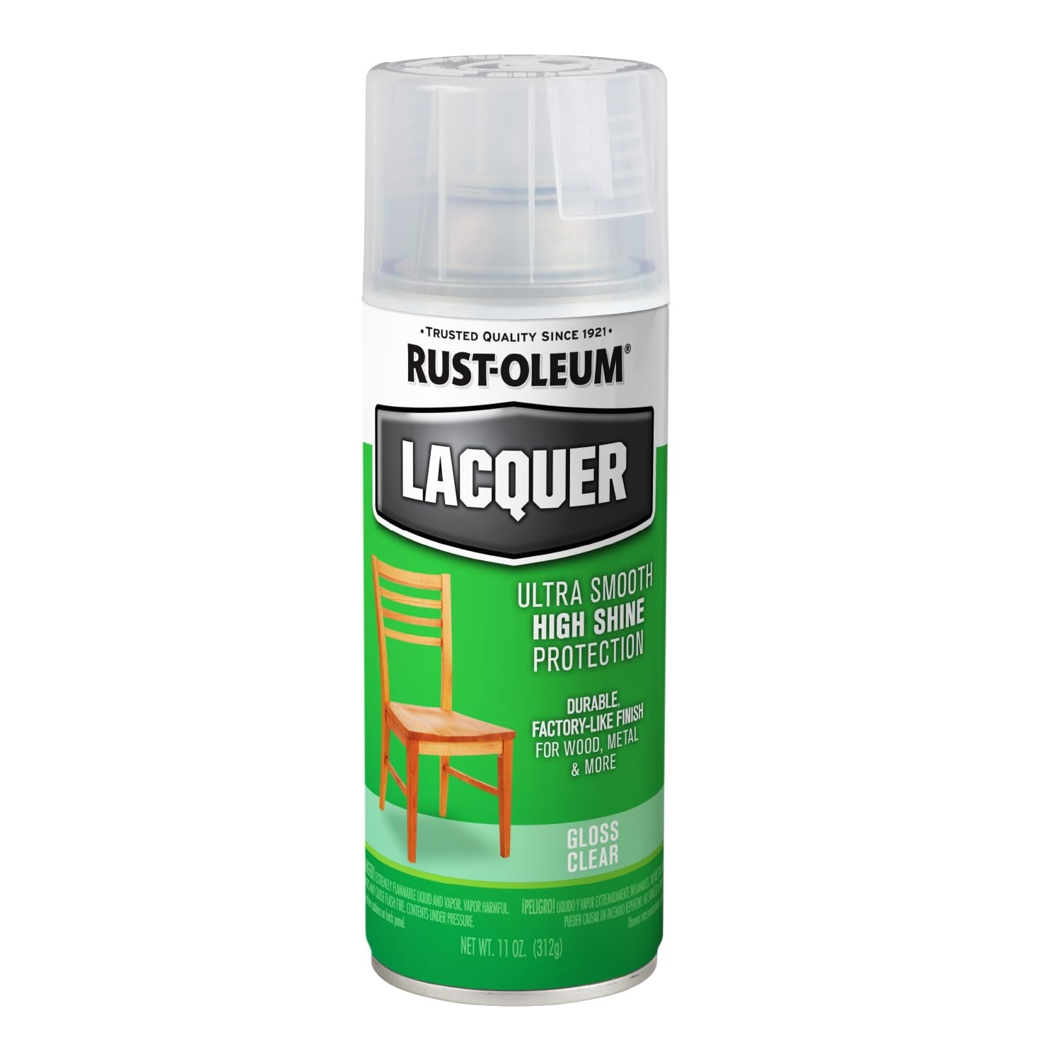 Rust-Oleum 1906830 Lacquer Spray Paint, 11 oz, Gloss Clear 11 Ounce,