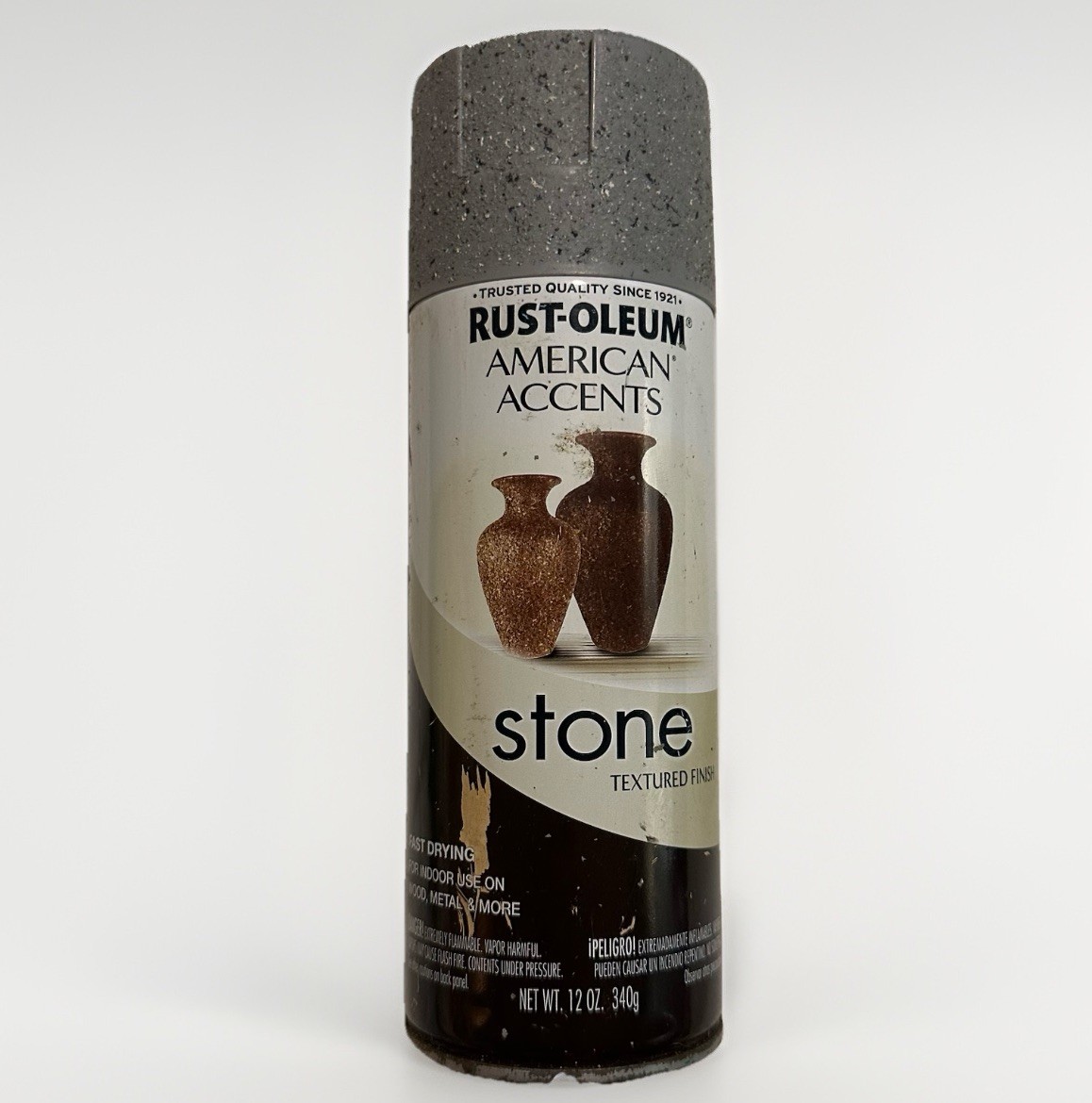 Rust-Oleum 7992830 Stone Creations Spray, 12 oz, Gray Stone NOS Never Used