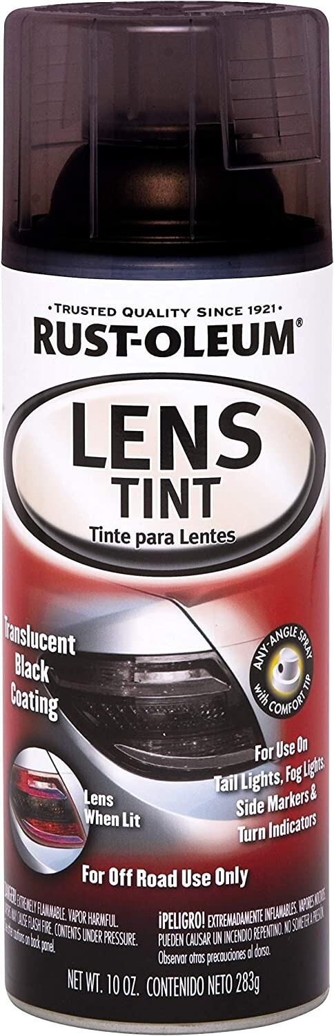 Rust-Oleum 253256 Specialty Lens Tint, 10 Oz Aerosol, Translucent, Pack of 1
