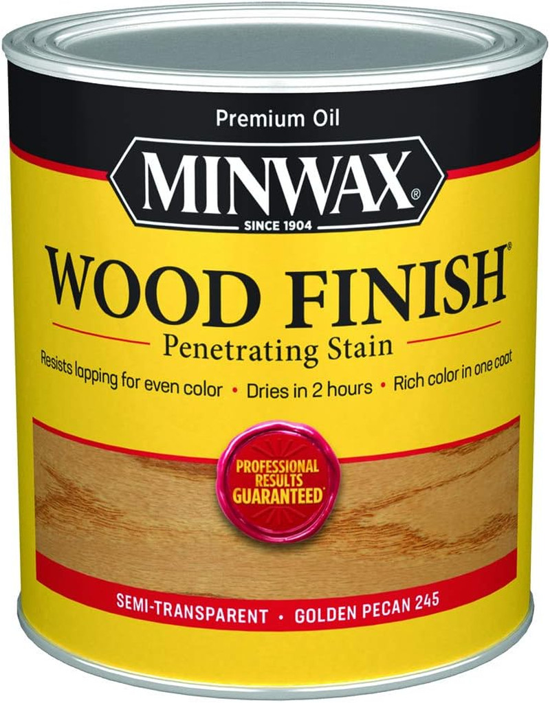 1 Qt 70041 Golden Pecan Wood Finish Oil-Based Wood Stain