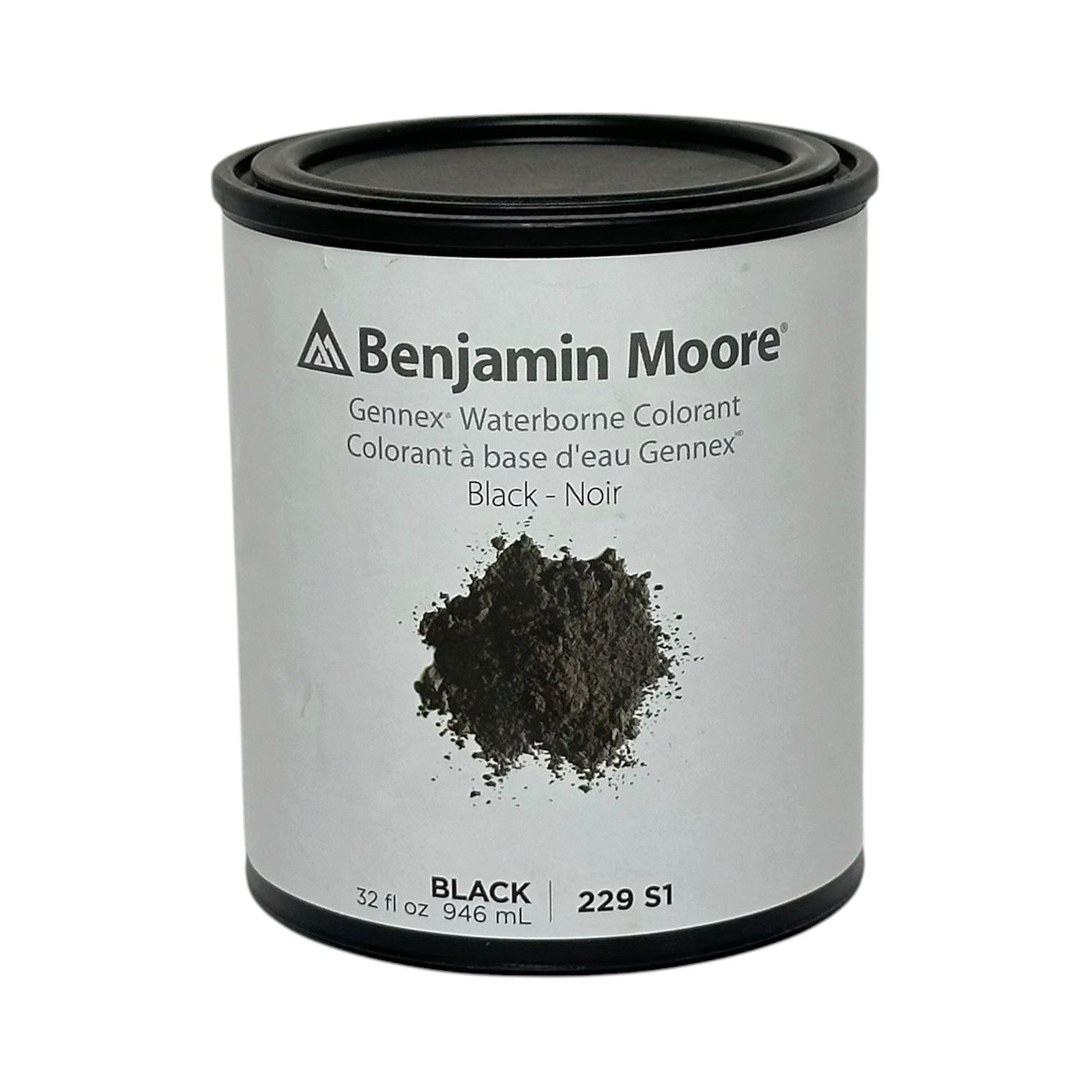 BENJAMIN MOORE GENNEX WATERBORNE COLORANT 32oz BLACK 229 S1