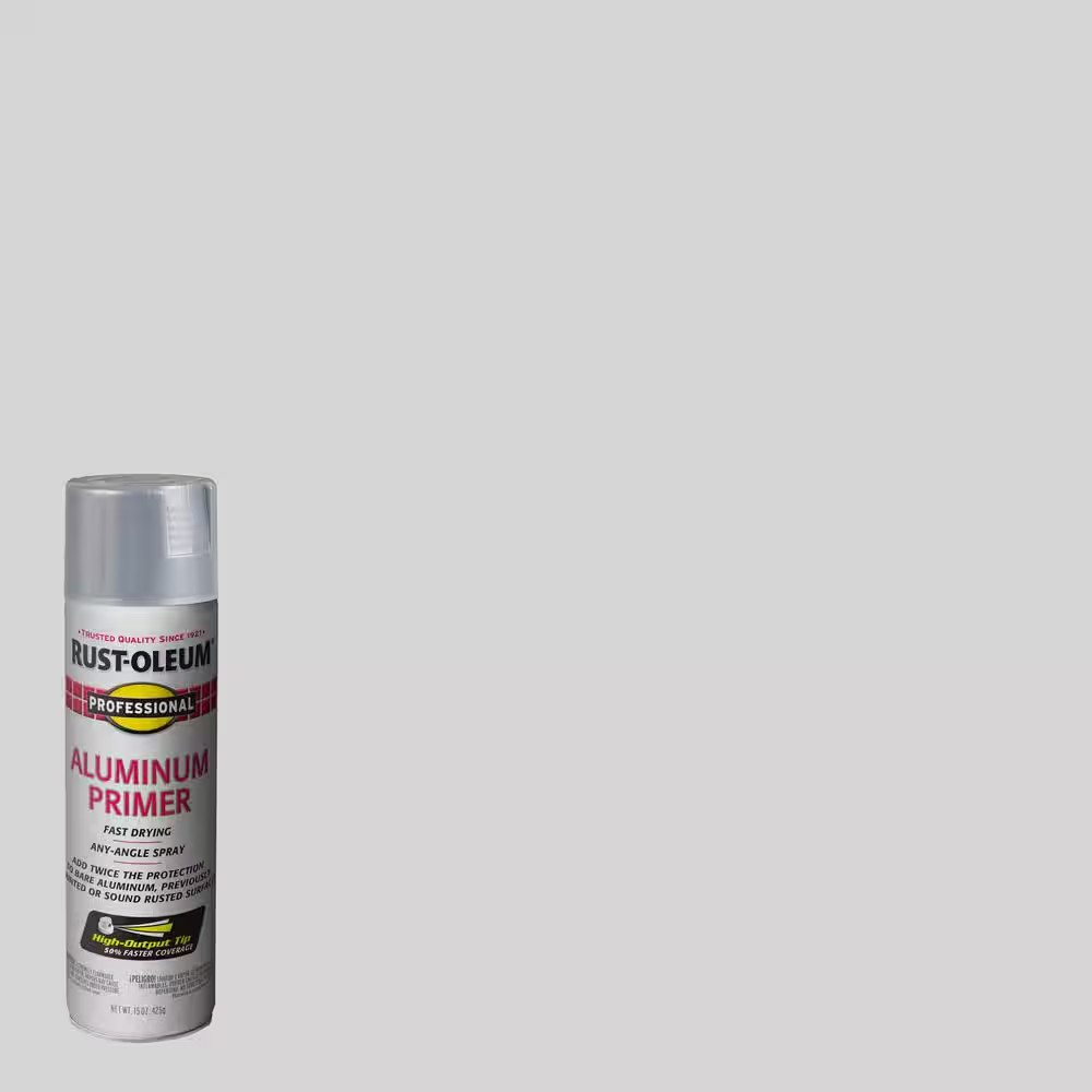 15 Ounce Flat White Interior/Exterior Aluminum Primer Aerosol Spray (Case of 6)