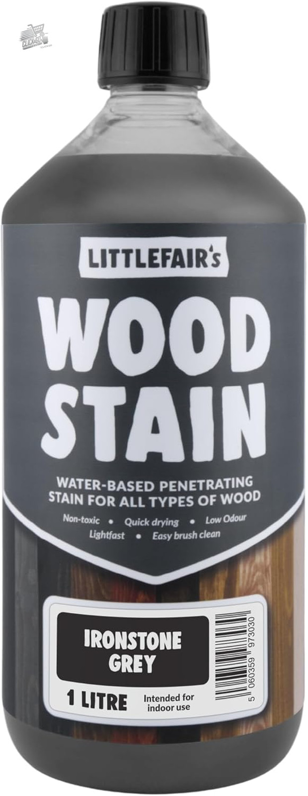 Littlefair 1L Anthracite Interior Glass Furniture Grey Water Wood Impregnator