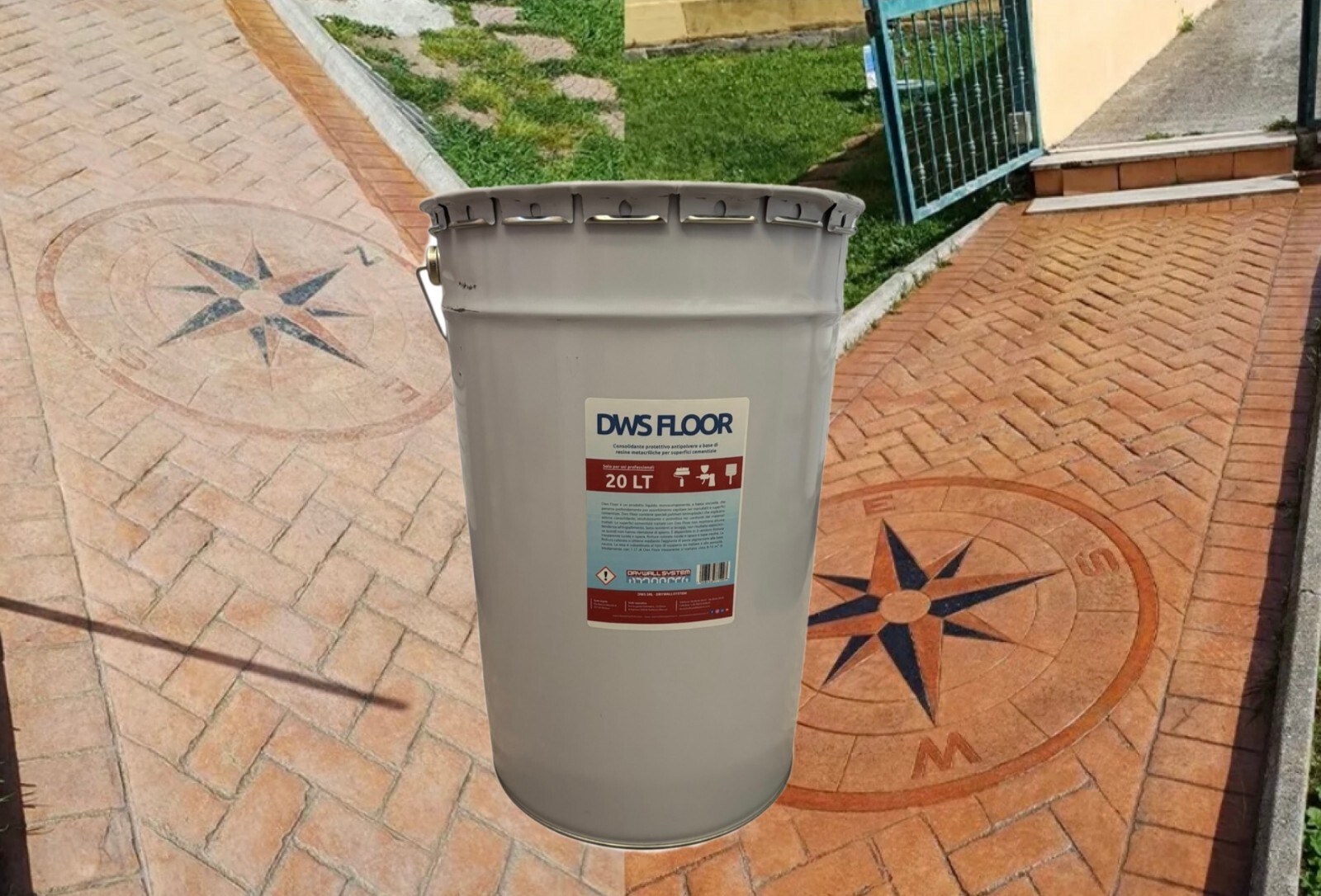 DWS FLOOR Professional Clear Resin for Concrete & Dustproof Printing Glossy
