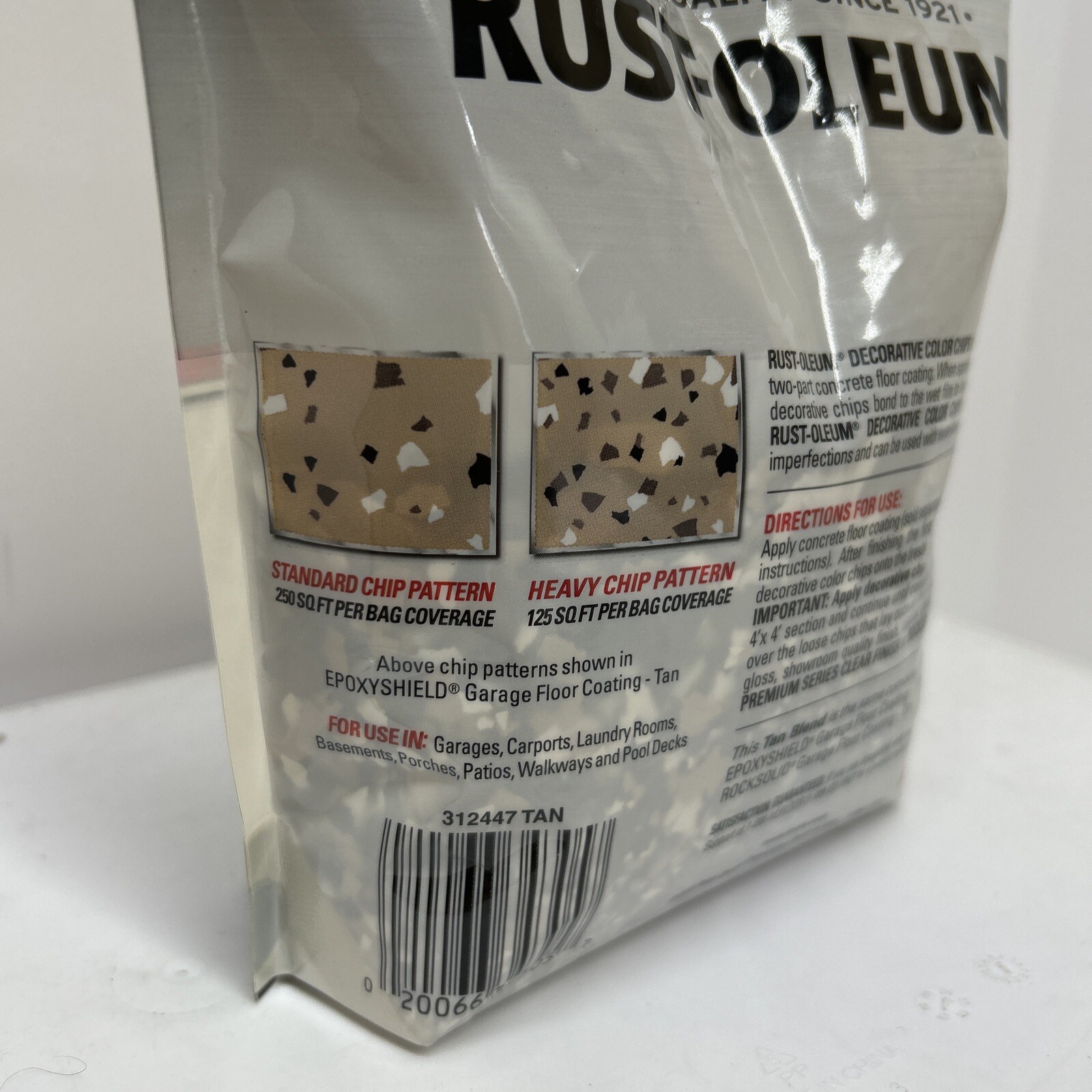 Rust-Oleum 312447 Decorative Color Chips, 1 Pound (Pack of 1), Tan Blend
