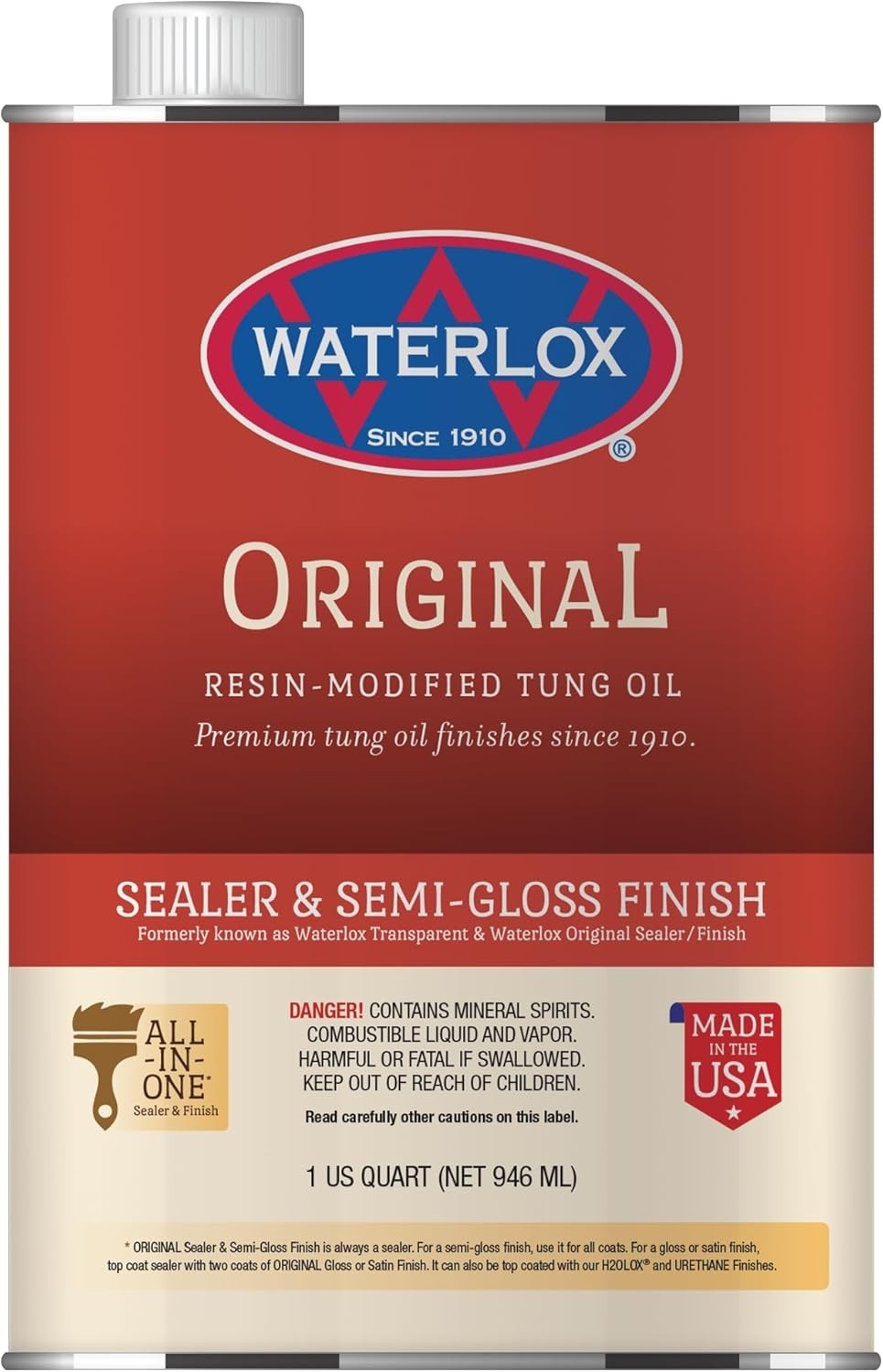 Sealer and Finish 1 Quart – Ultimate Wood Protection and Sheen