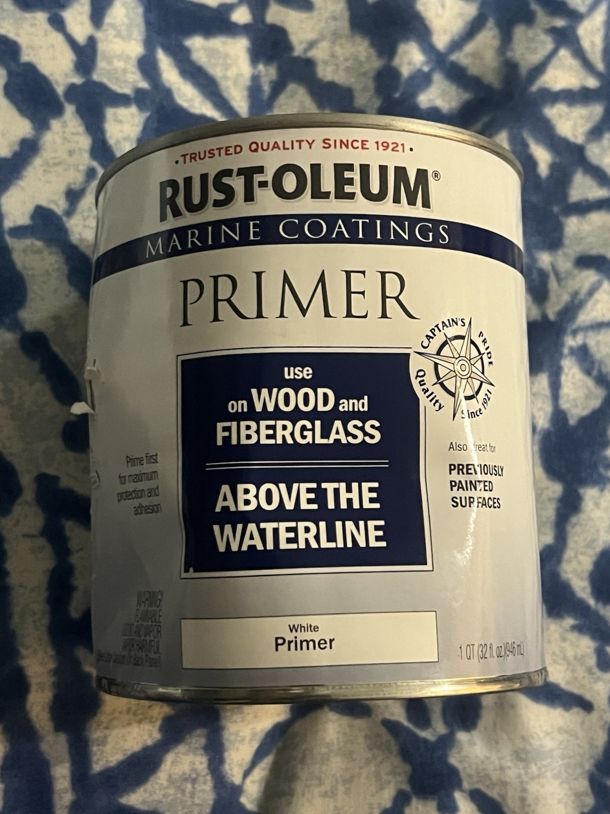 Rust-Oleum 207014 Marine Coatings Wood and Fiberglass Primer