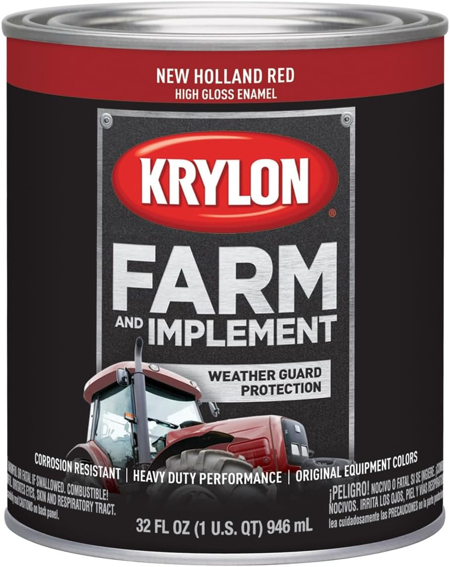 K01954008 Farm & Implement Spray Paint, High Gloss, New Kubota Orange, 12 Oz(340