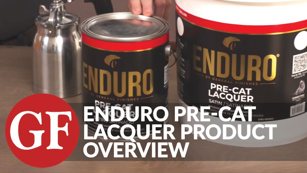 High-Performance Pre-Cat Lacquer, 1 Gallon, Satin Finish for Wood & Furniture