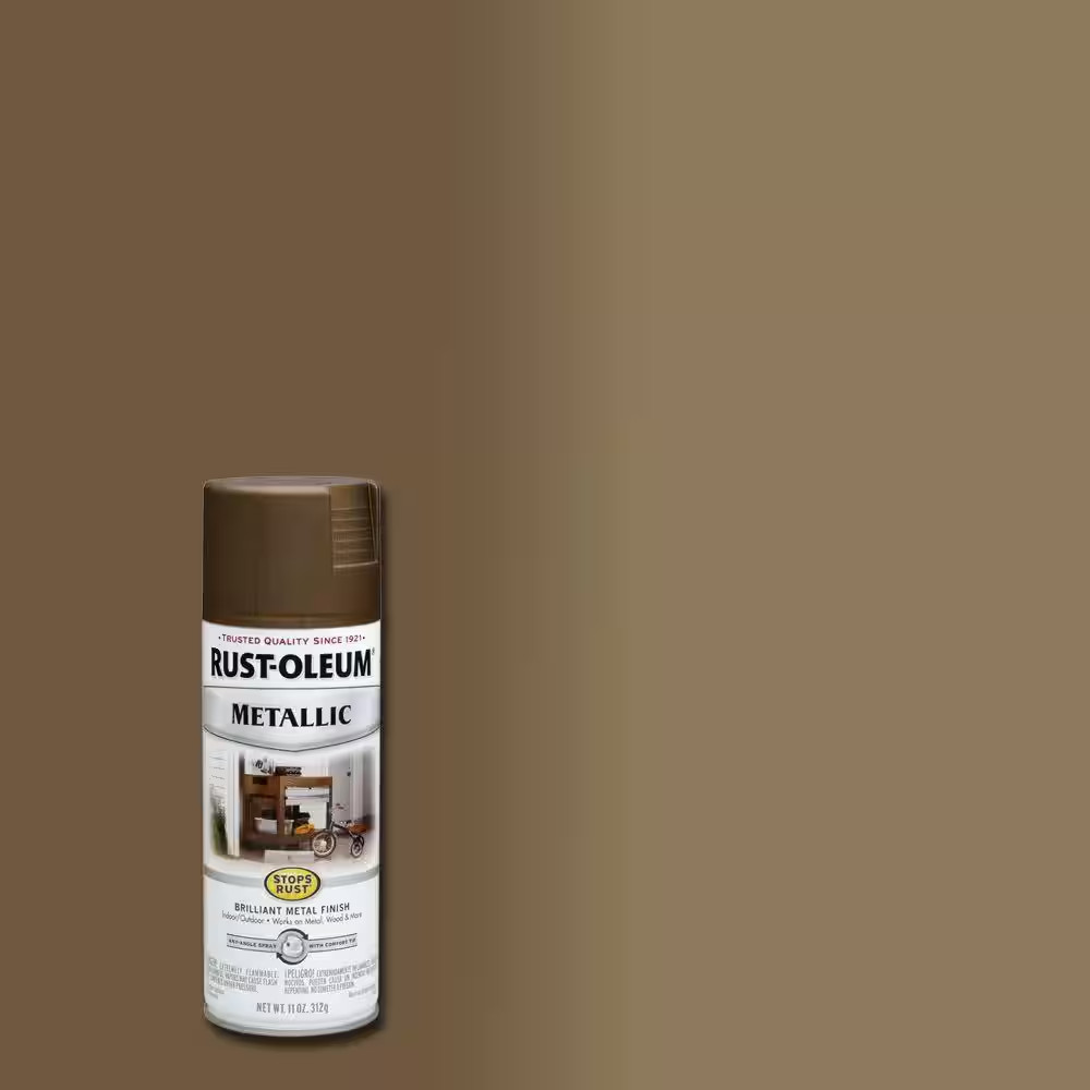 11 Oz. Metallic Antique Brass Protective Spray Paint (6-Pack)