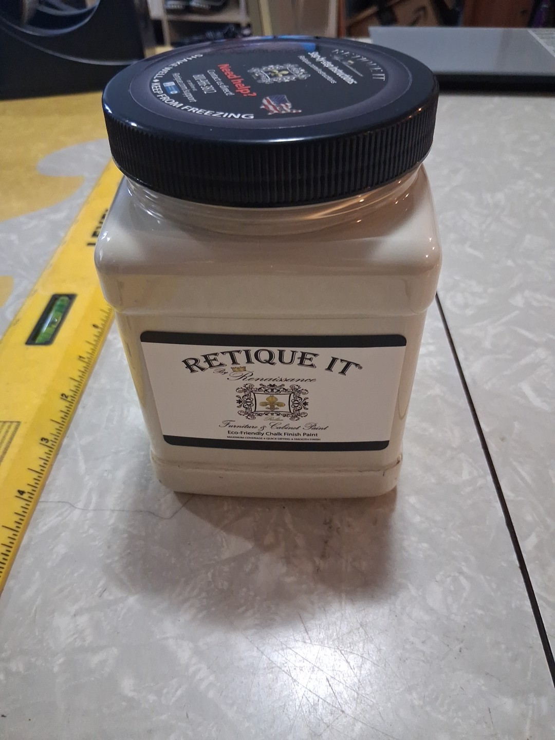 Retique It Furniture & Cabinet Paint 32oz. Old Linen With Instructions
