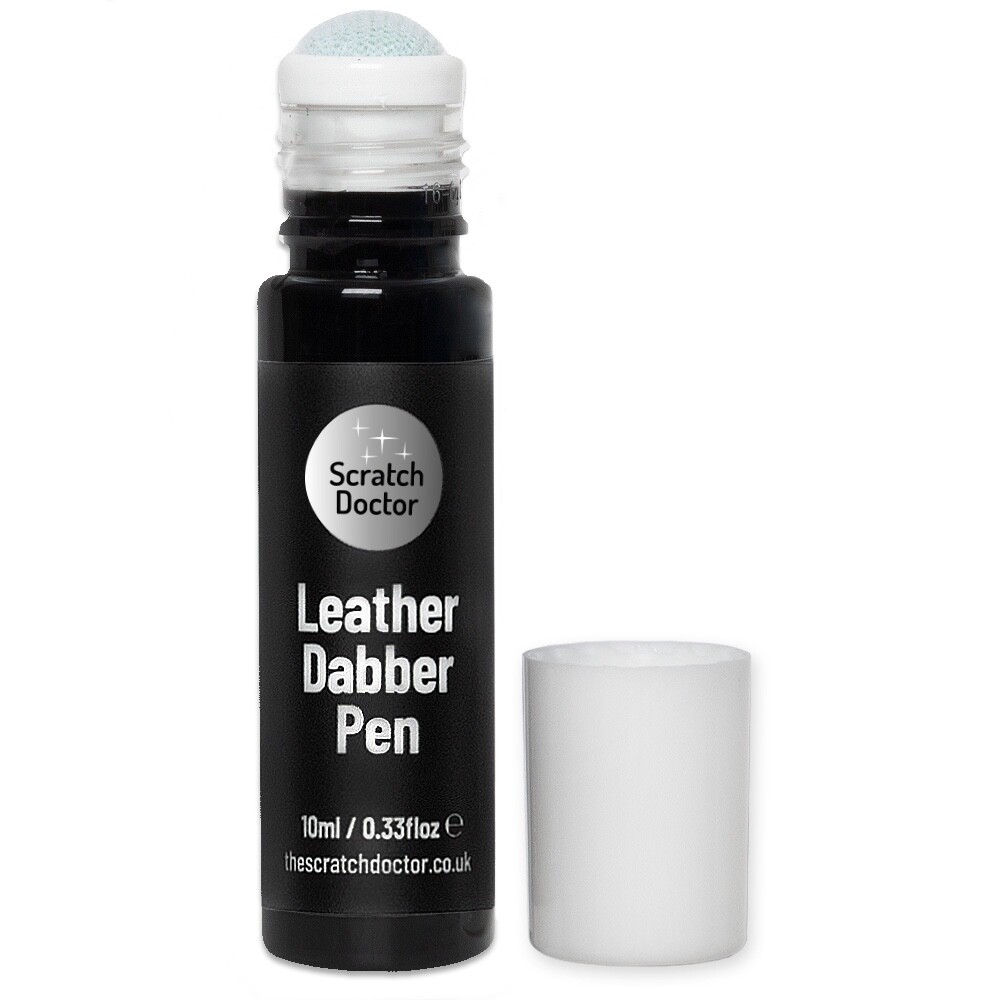 BLACK Leather Dabber 10ml for bags, shoes, purses, car seats, furniture etc