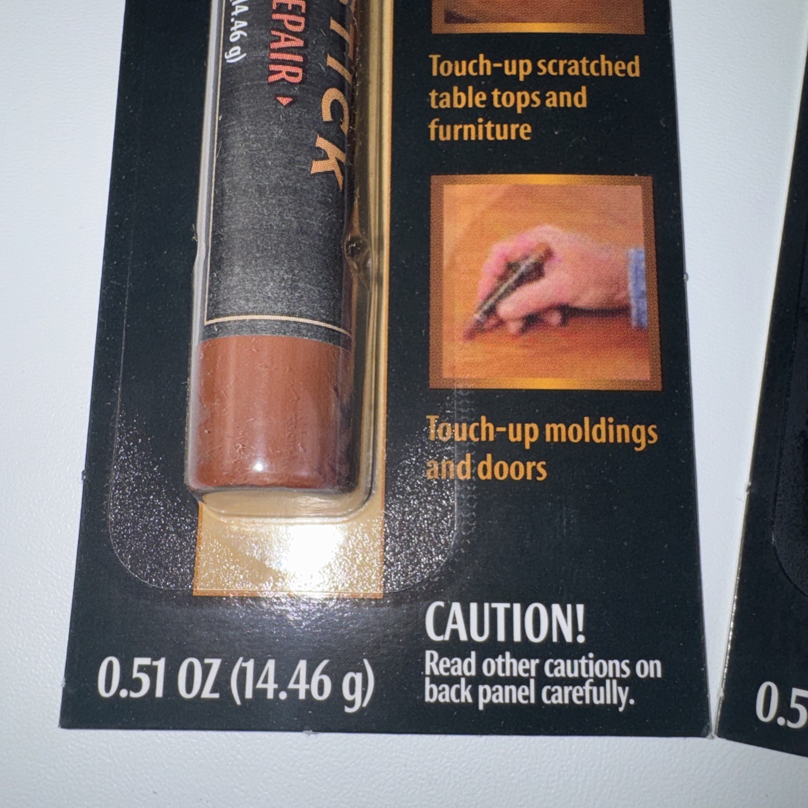2 Varathane Wood Fill Stick Light Cherry Repair Scratch Filler 0.5oz