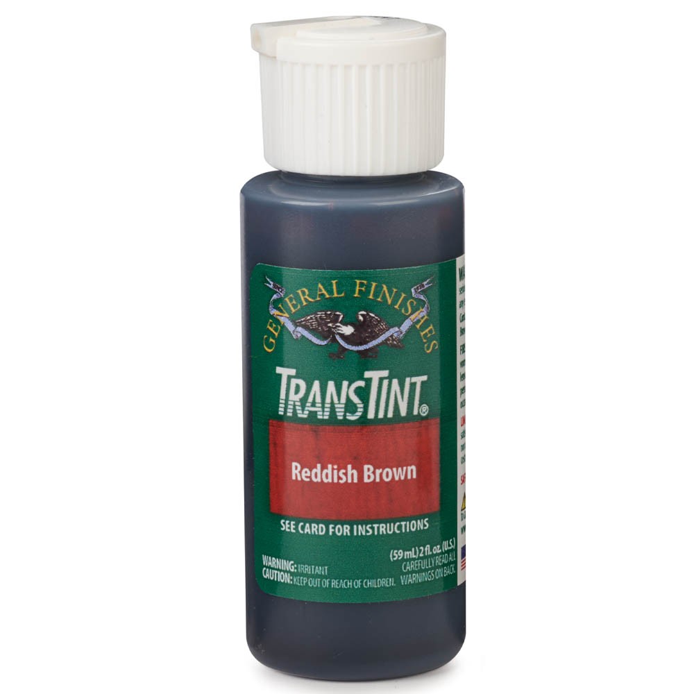 General Finishes – Wood Dye Stain – Alcohol/Water Soluble – 6003 – Reddish Brown