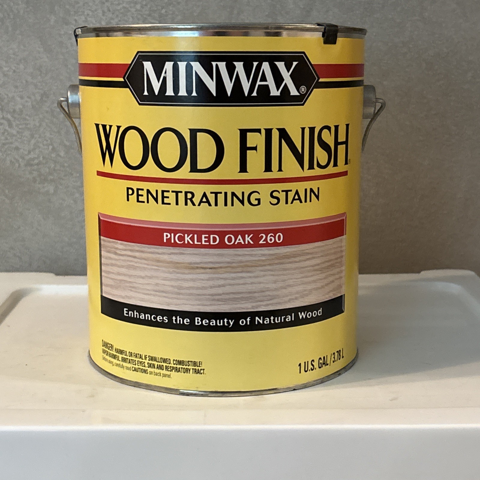 Minwax Wood Finish Penetrating Stain Pickled Oak 260 1 Gallon
