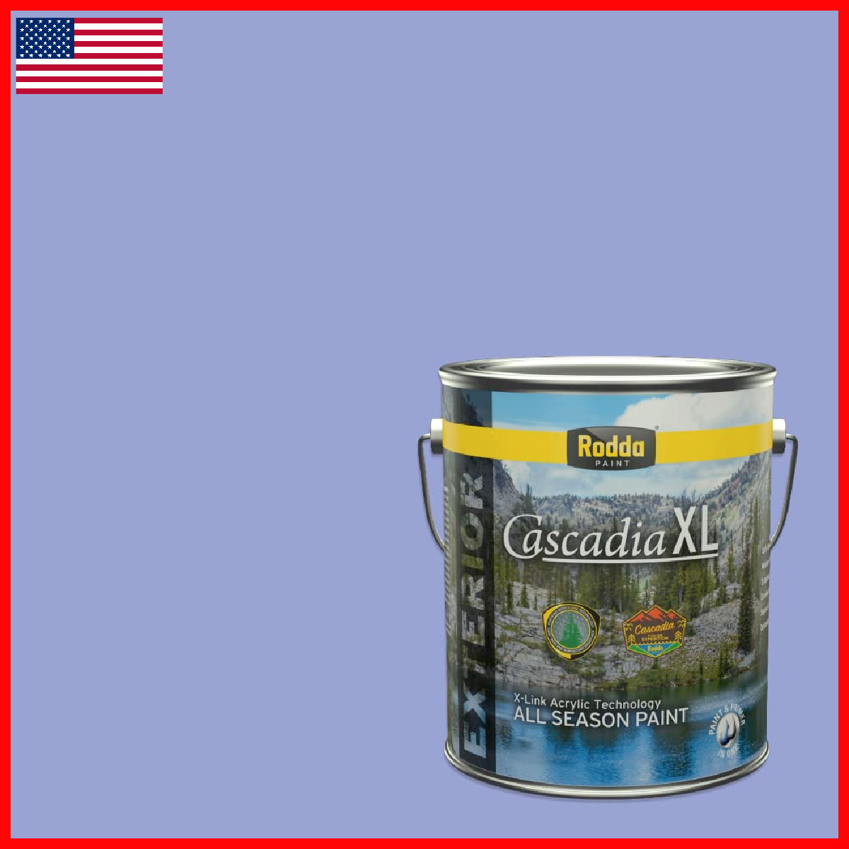 Rodda Paint Rodda Cascadia Xl Exterior Satin In One 1-Gallon Mood Mode