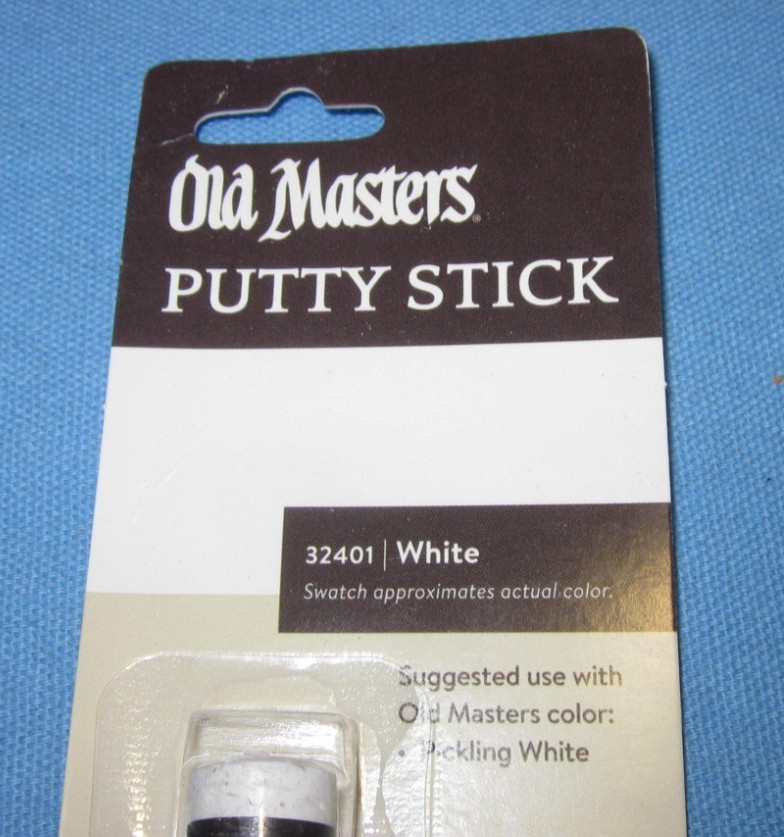 3 Old Masters Putty Sticks ~ White, Red Brown, Mahogany ~ Hide Those nail holes
